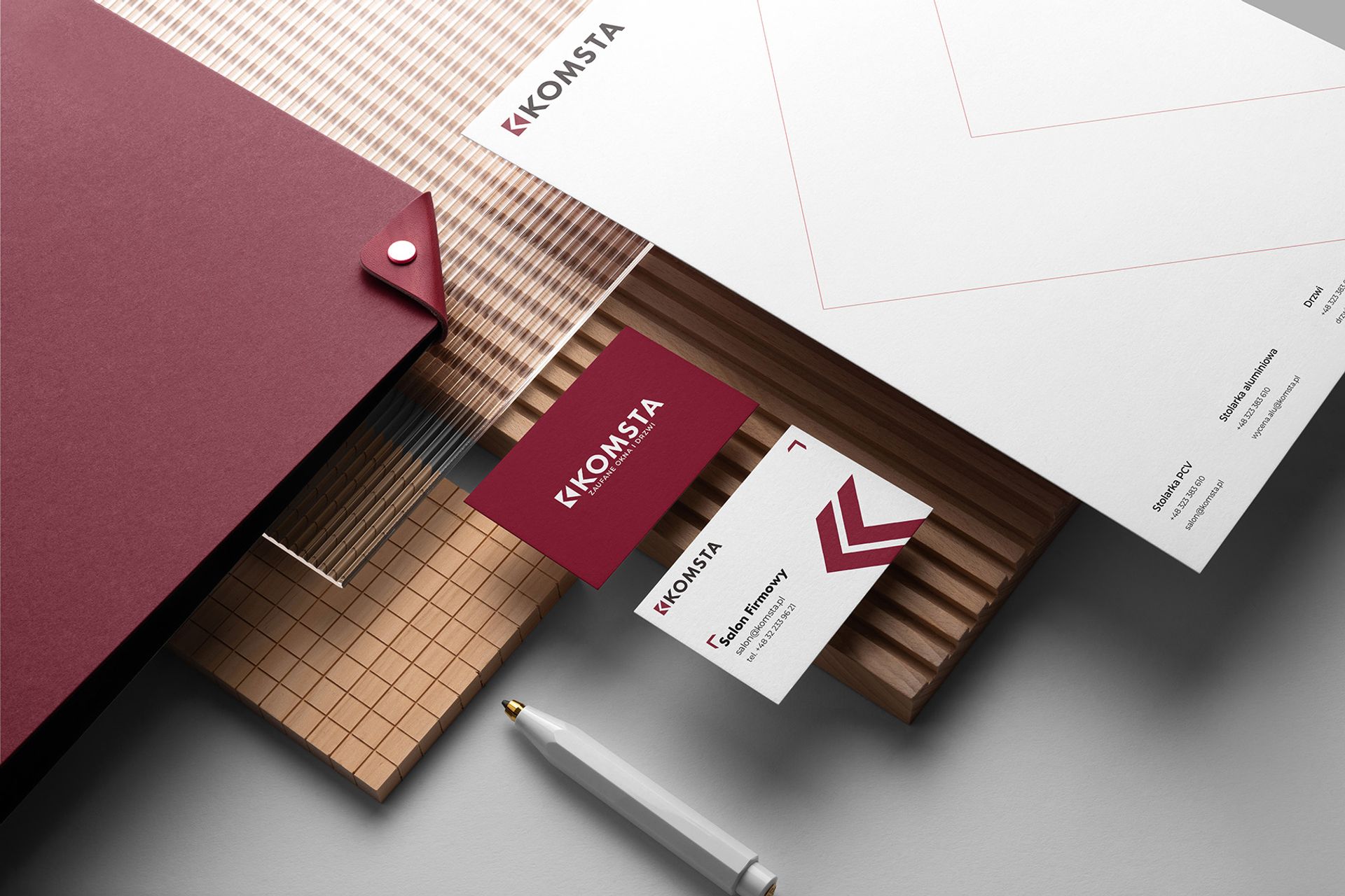 Rebranding Komsta - polski producent okien i drzwi z 30-letnim doświadczeniem