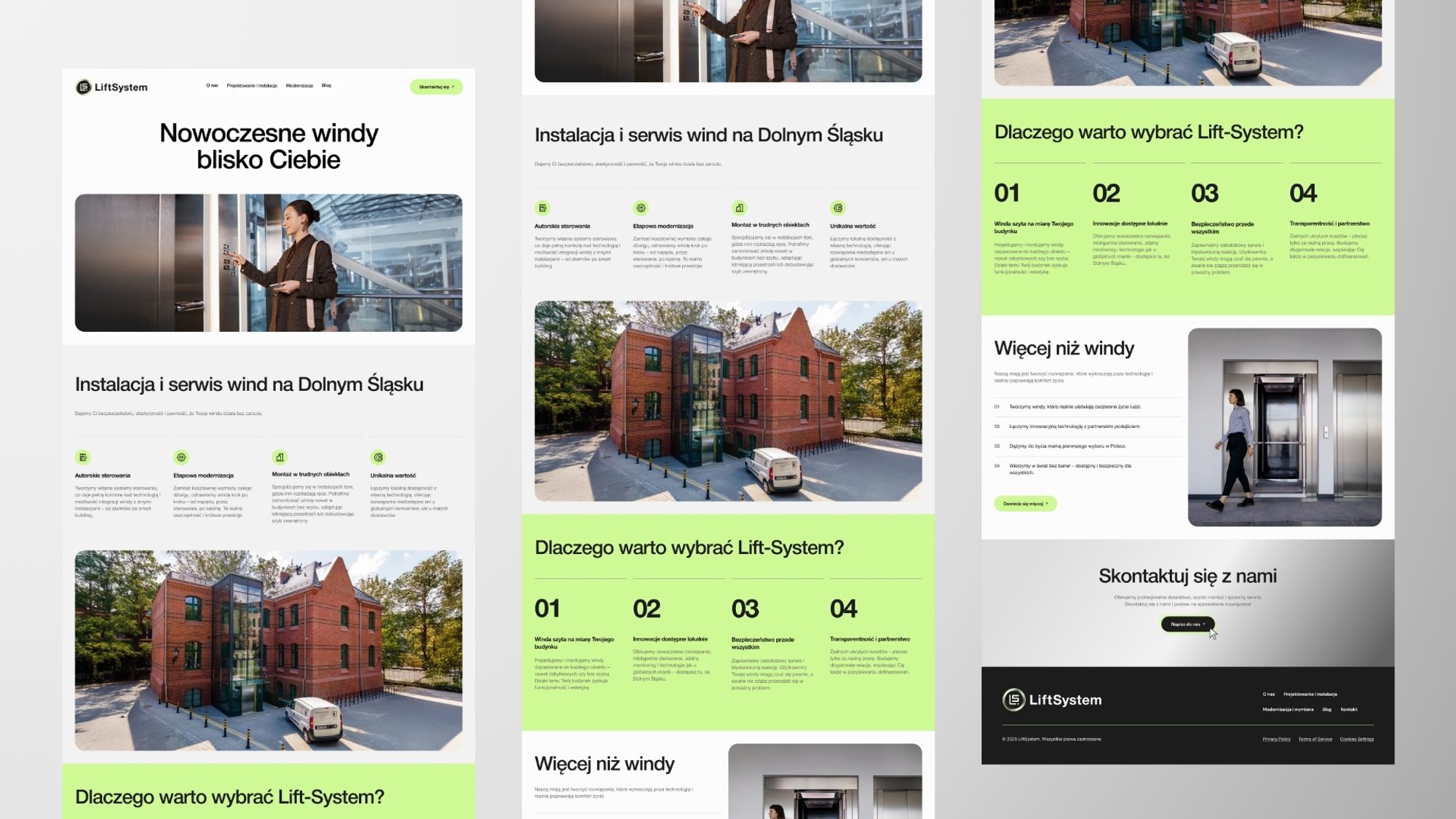 Rebranding LiftSystem — nowoczesne windy blisko Ciebie