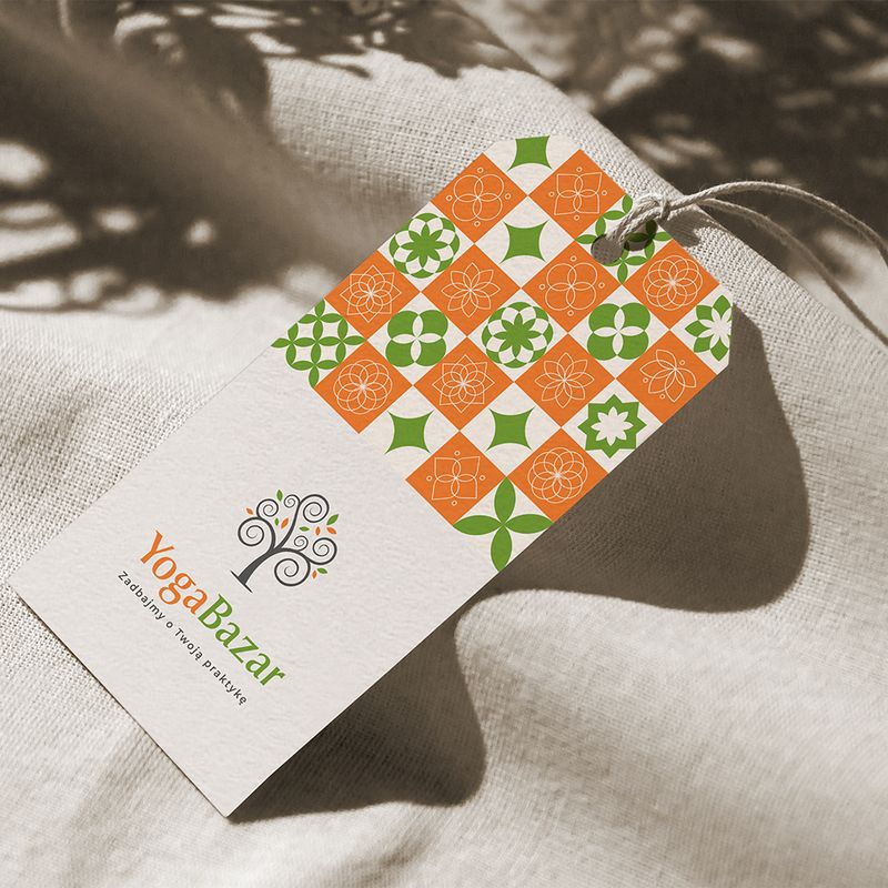 Branding YogaBazar - internetowy sklep z akcesoriami do jogi i medytacji