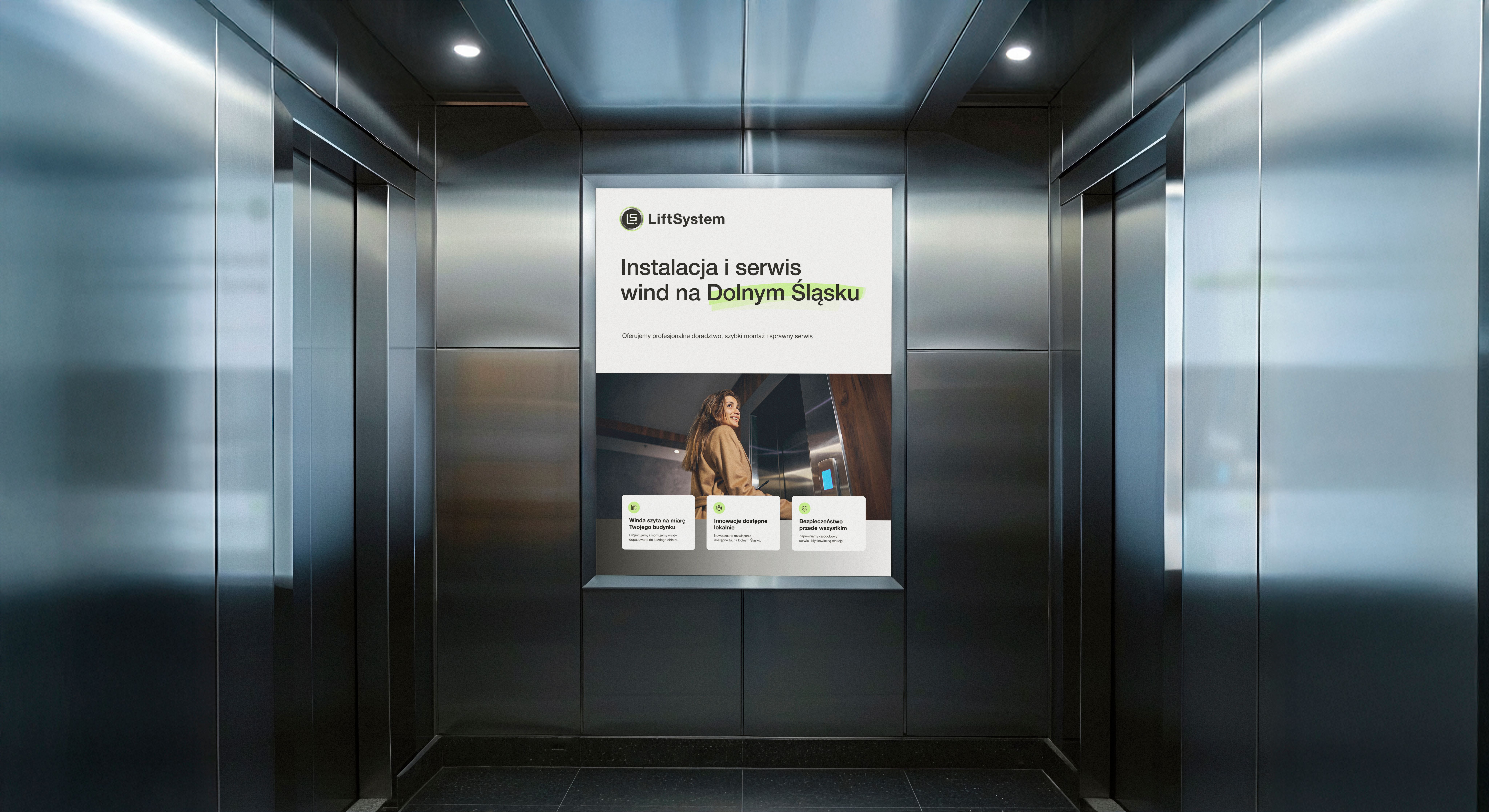 Rebranding LiftSystem — nowoczesne windy blisko Ciebie