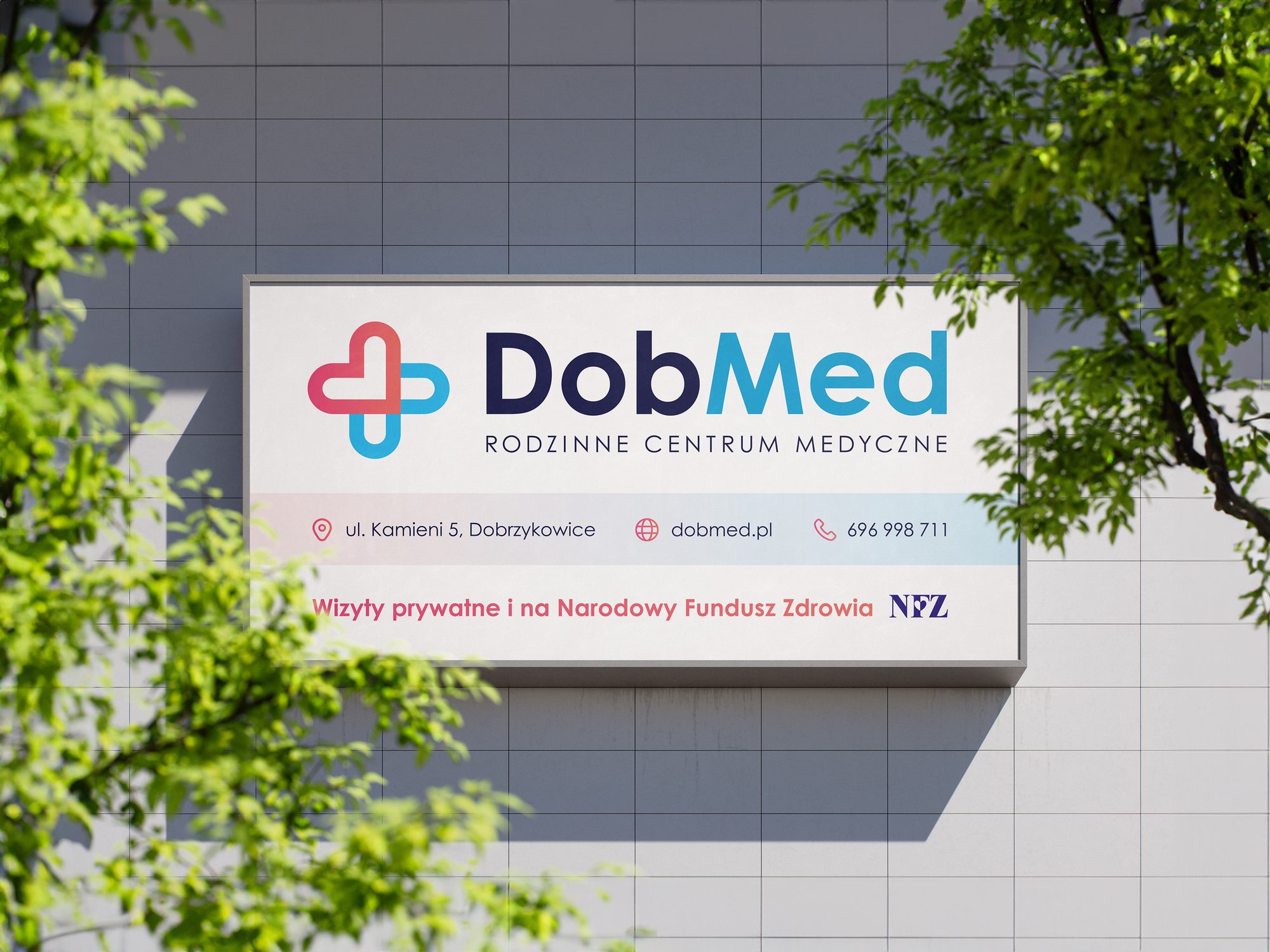 Baner Rodzinnego Centrum Medycznego DobMed
