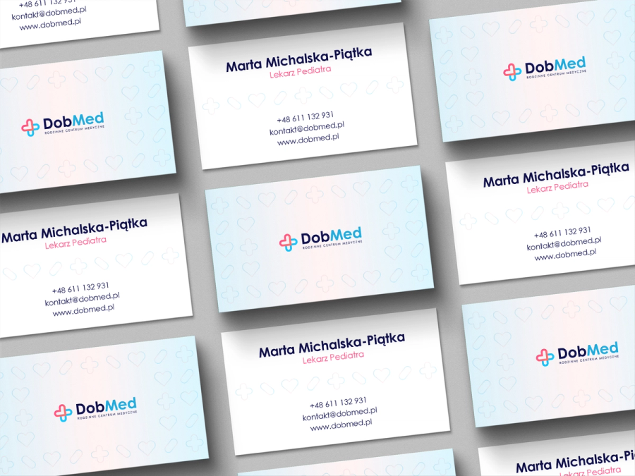 Wizytówka Rodzinnego Centrum Medycznego DobMed