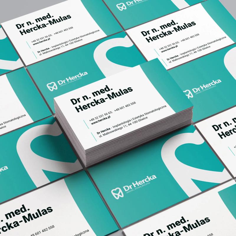 Branding Dr Hercka – Implantologia i Stomatologia Estetyczna