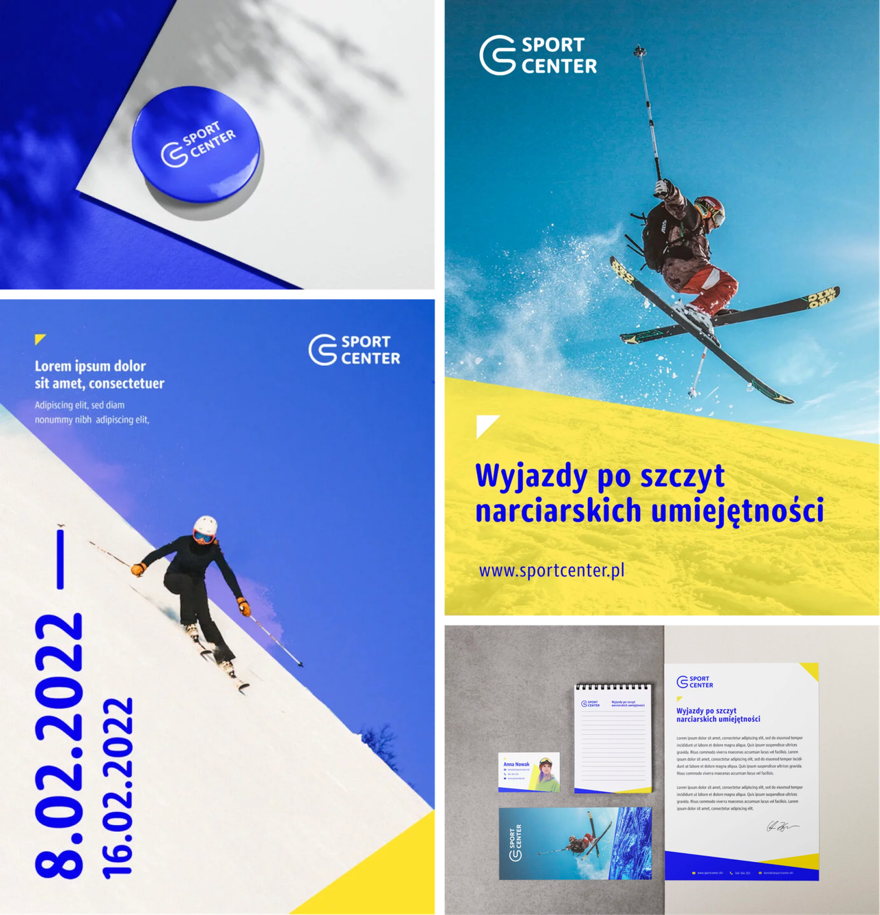sport center elementy identyfikacji