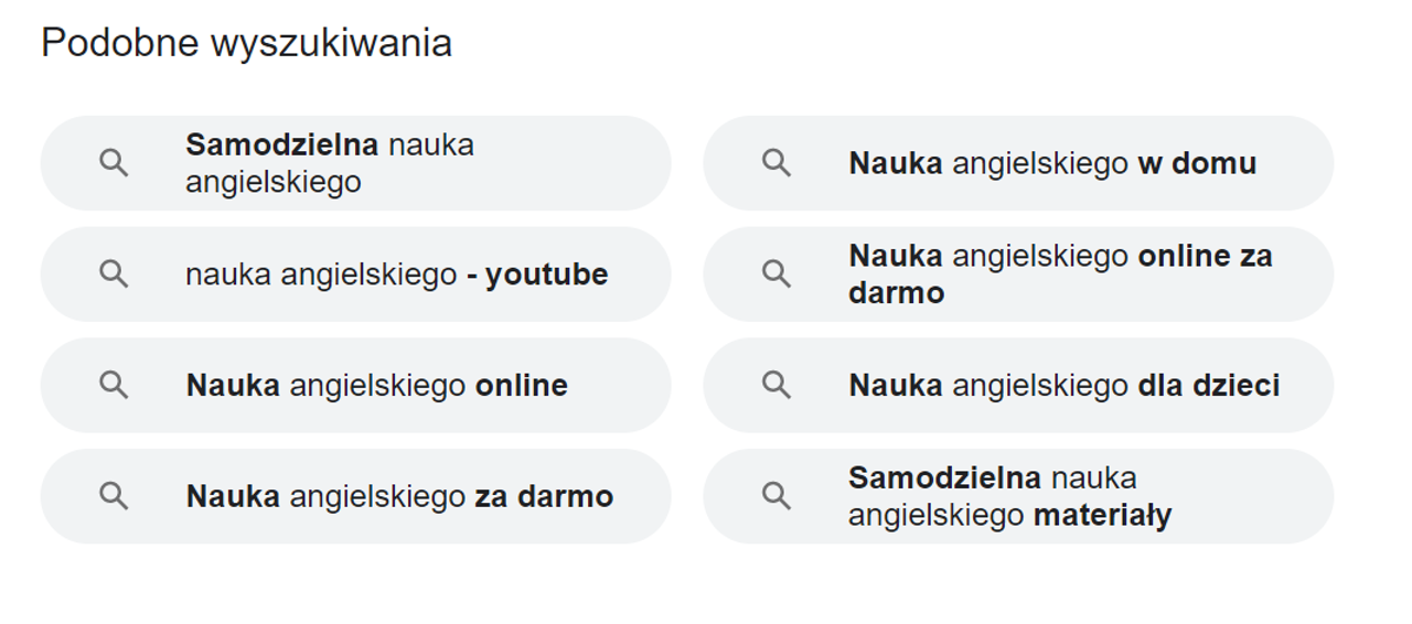 Podobne wyszukiwania