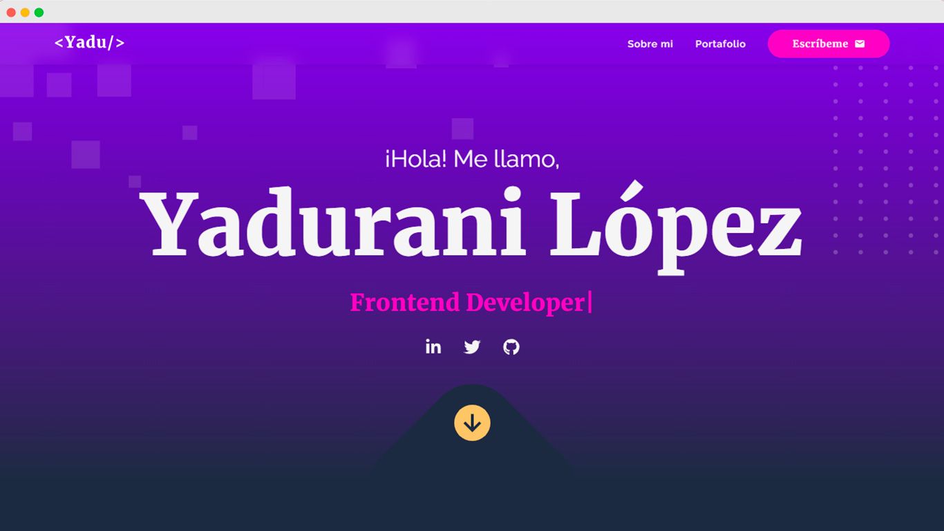 Sitio personal - Yadurani López