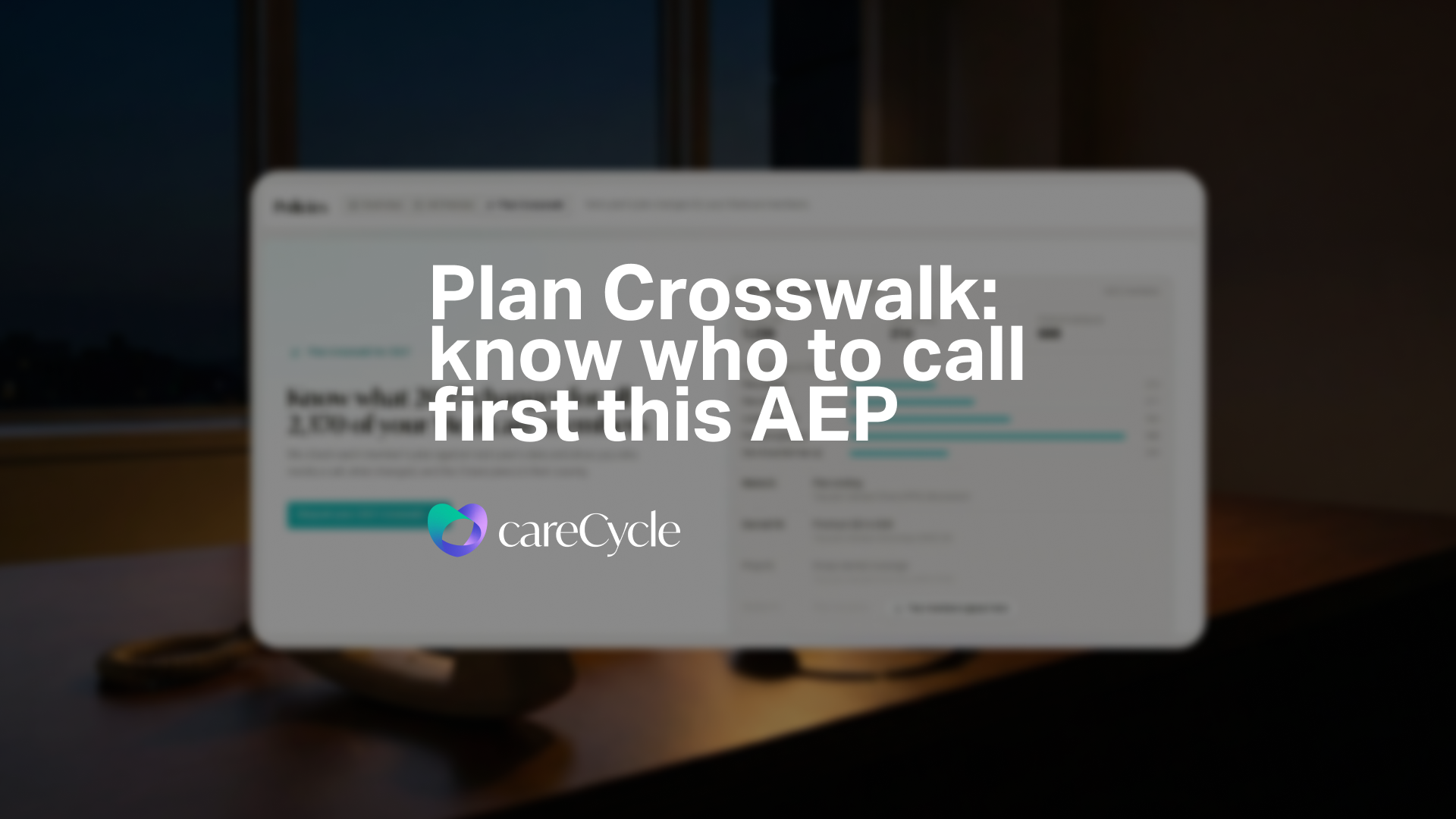 Plan Crosswalk: know who to call first this AEP
