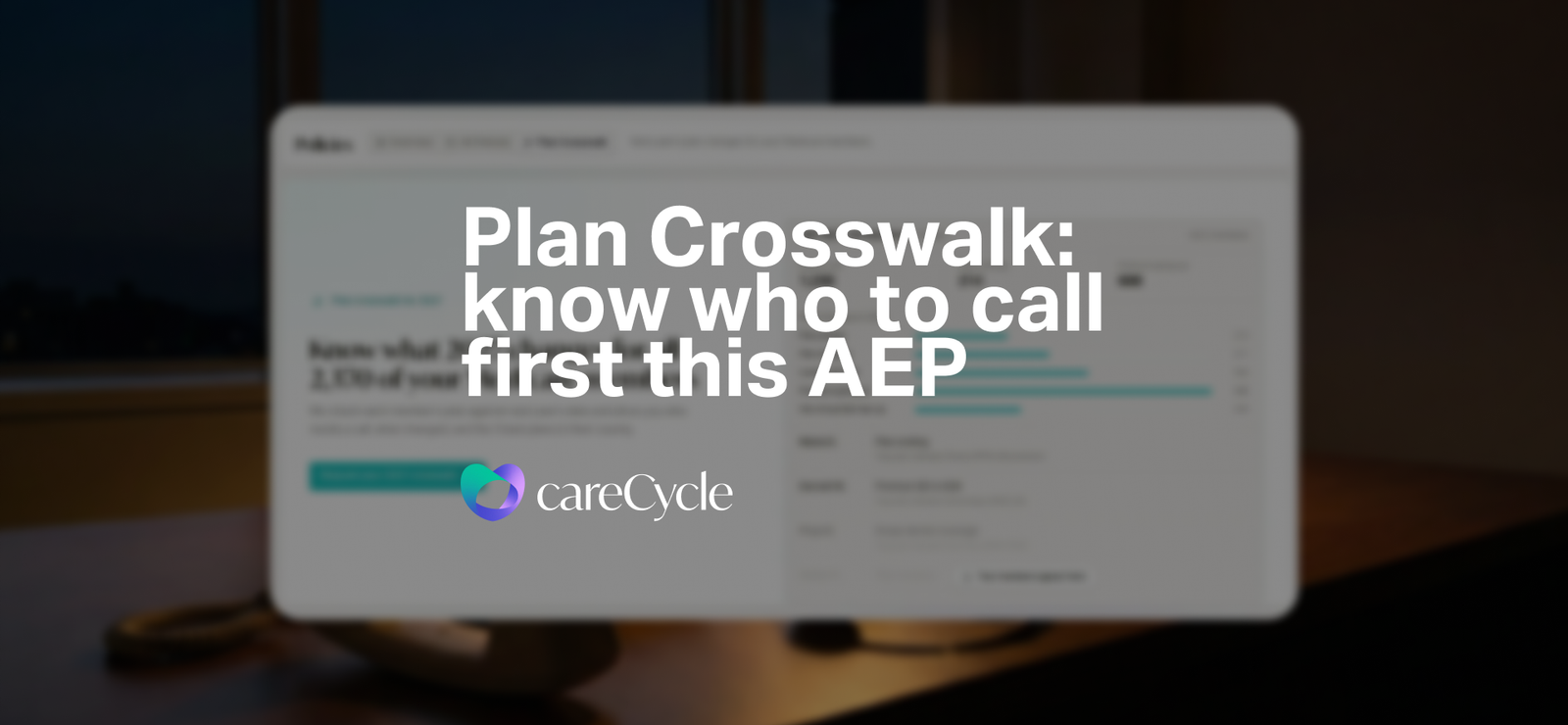 Plan Crosswalk: know who to call first this AEP
