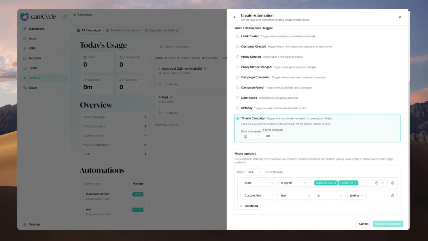 Campaign Automation revamp