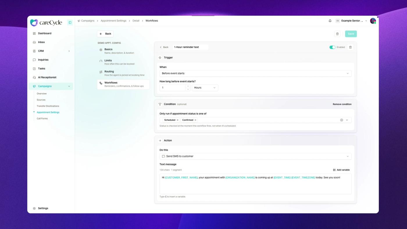 Appointment Workflows