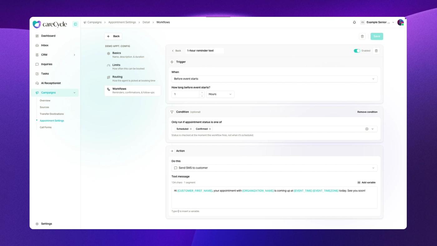 Appointment Workflows
