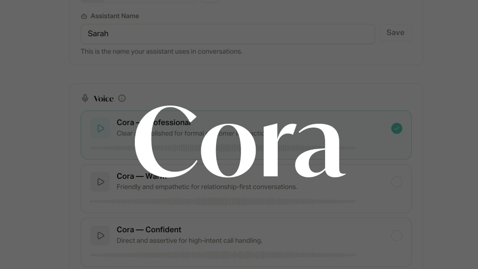 Cora — Your Agency's Always-On AI Receptionist
