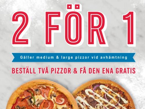 Medium och Large pizzor