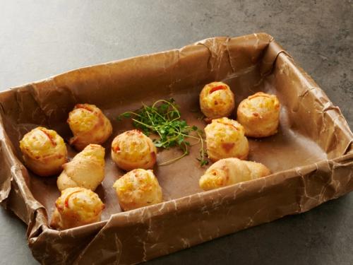 Bacon bread bites