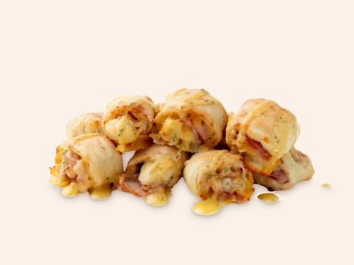 Bacon bread bites