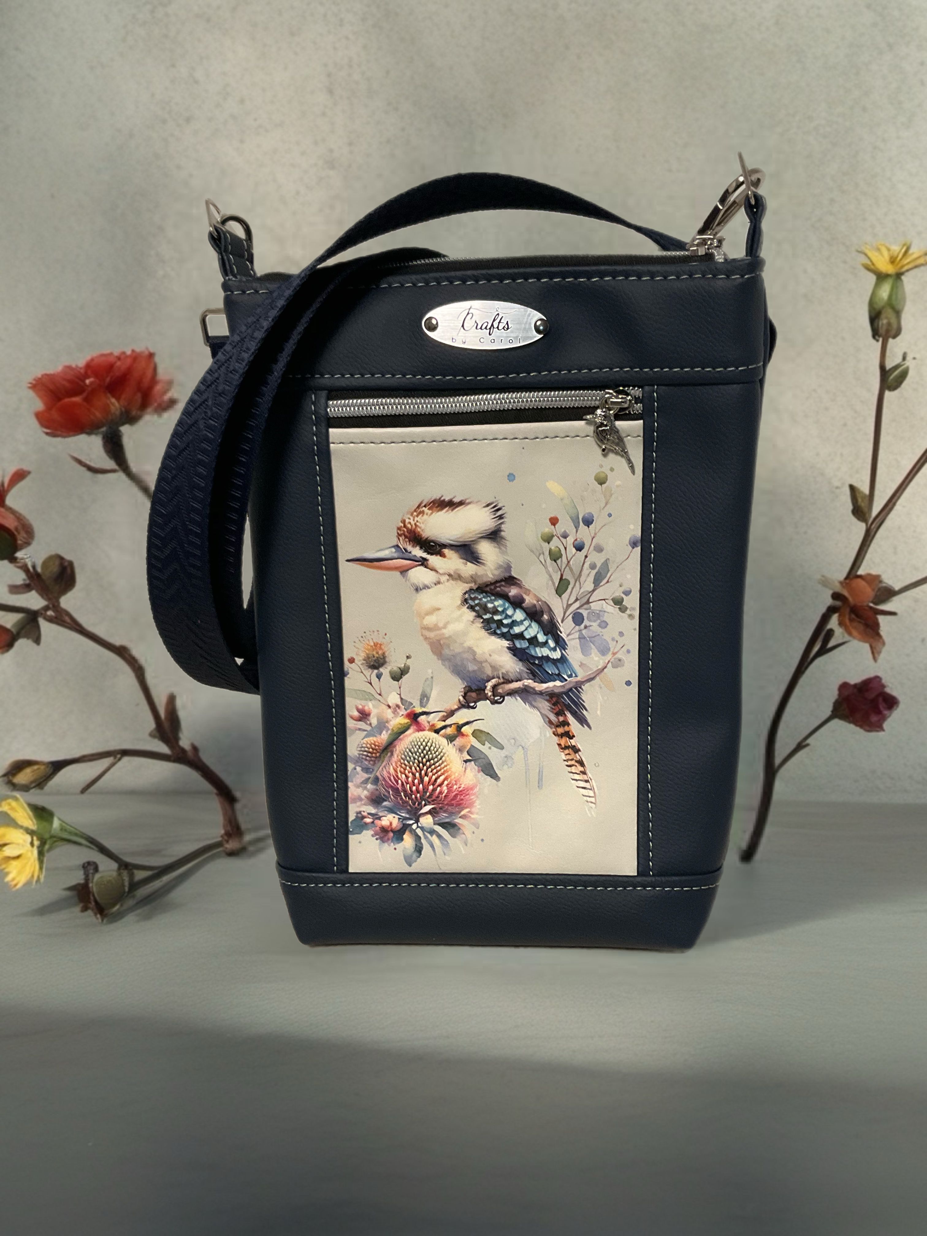 Kookaburra print bag