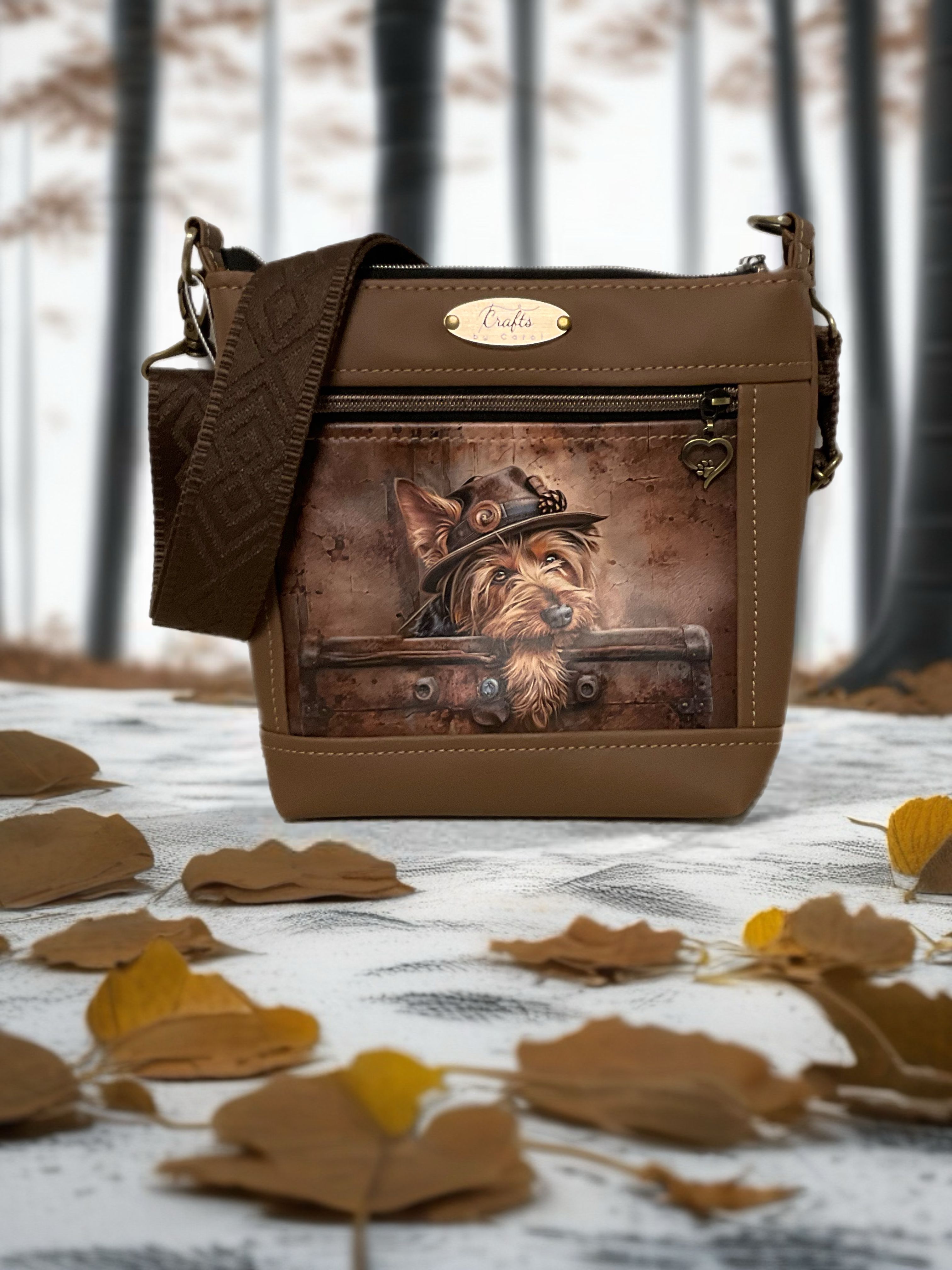 Bag with dog print 