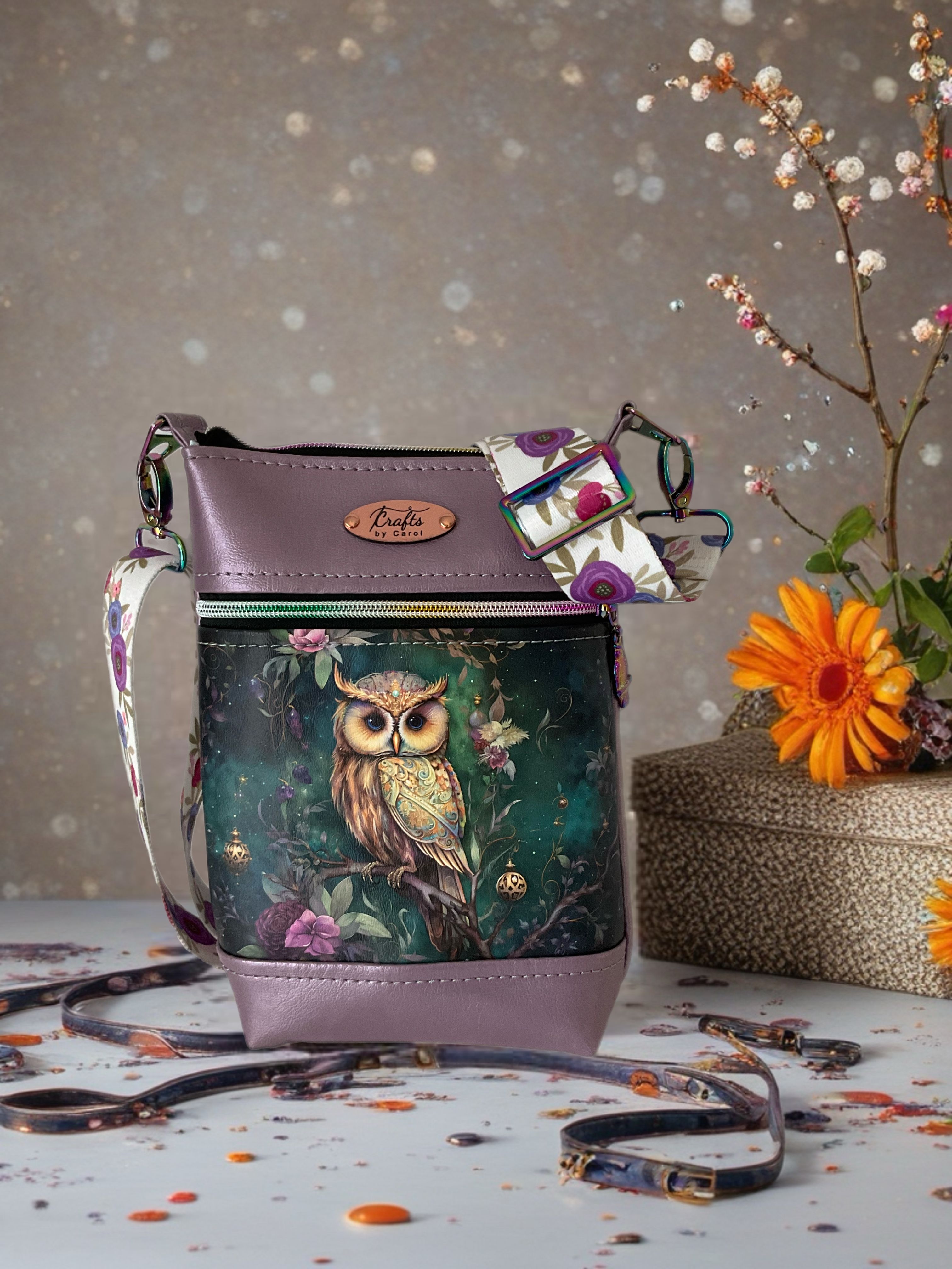 Bag with owl print