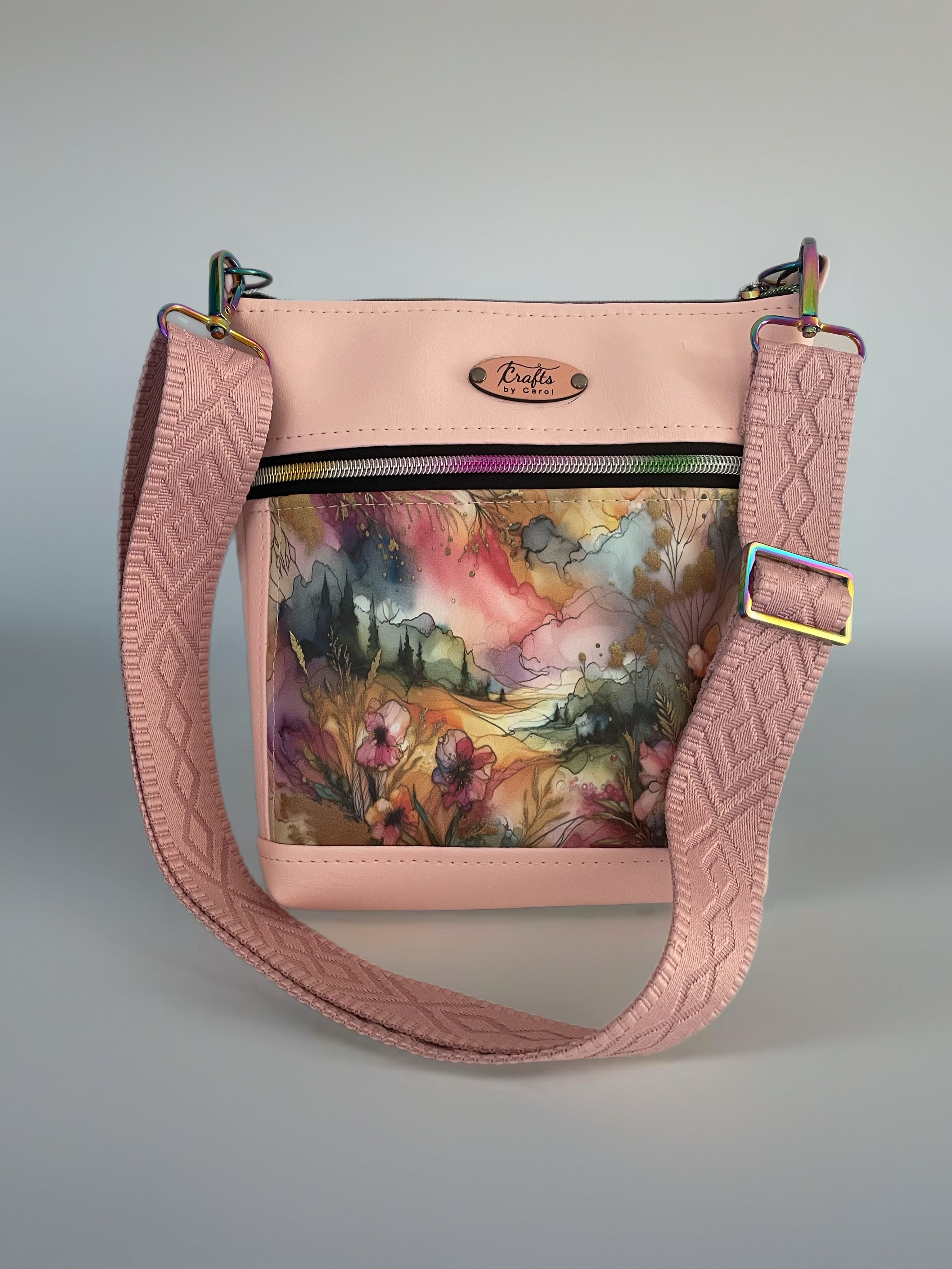 Pink shoulder bag