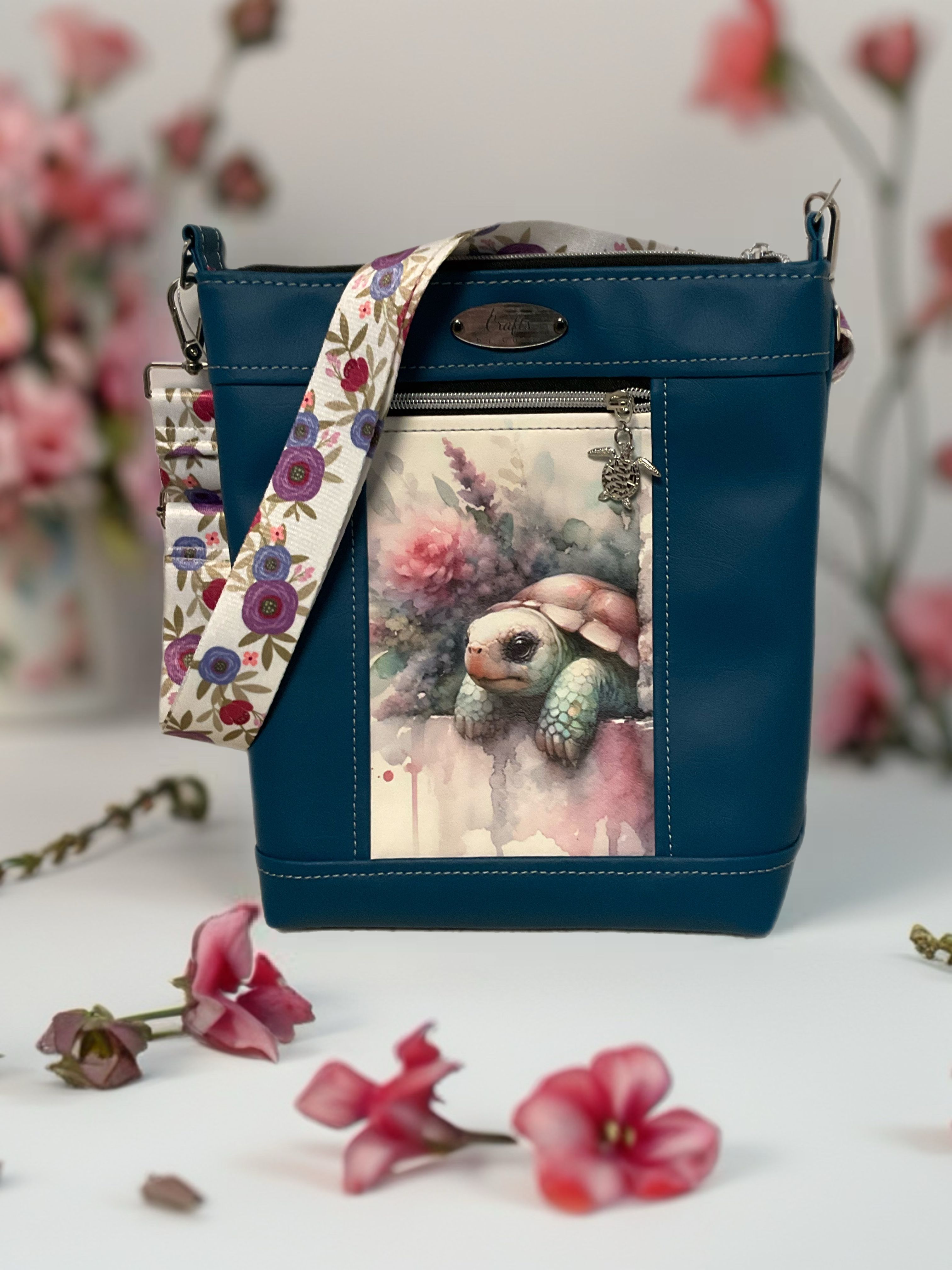 Tortoise print bag