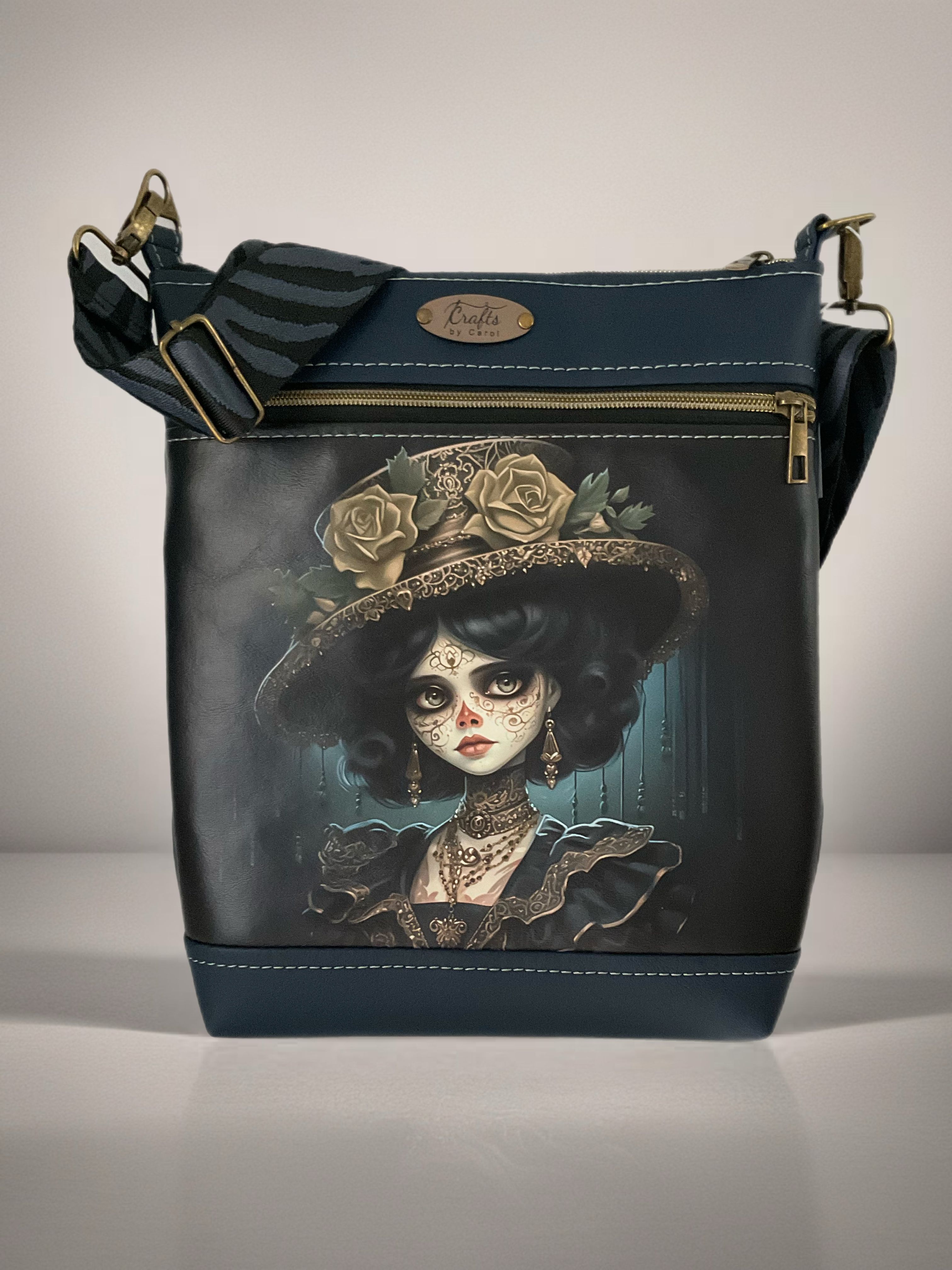 Goth girl print bag