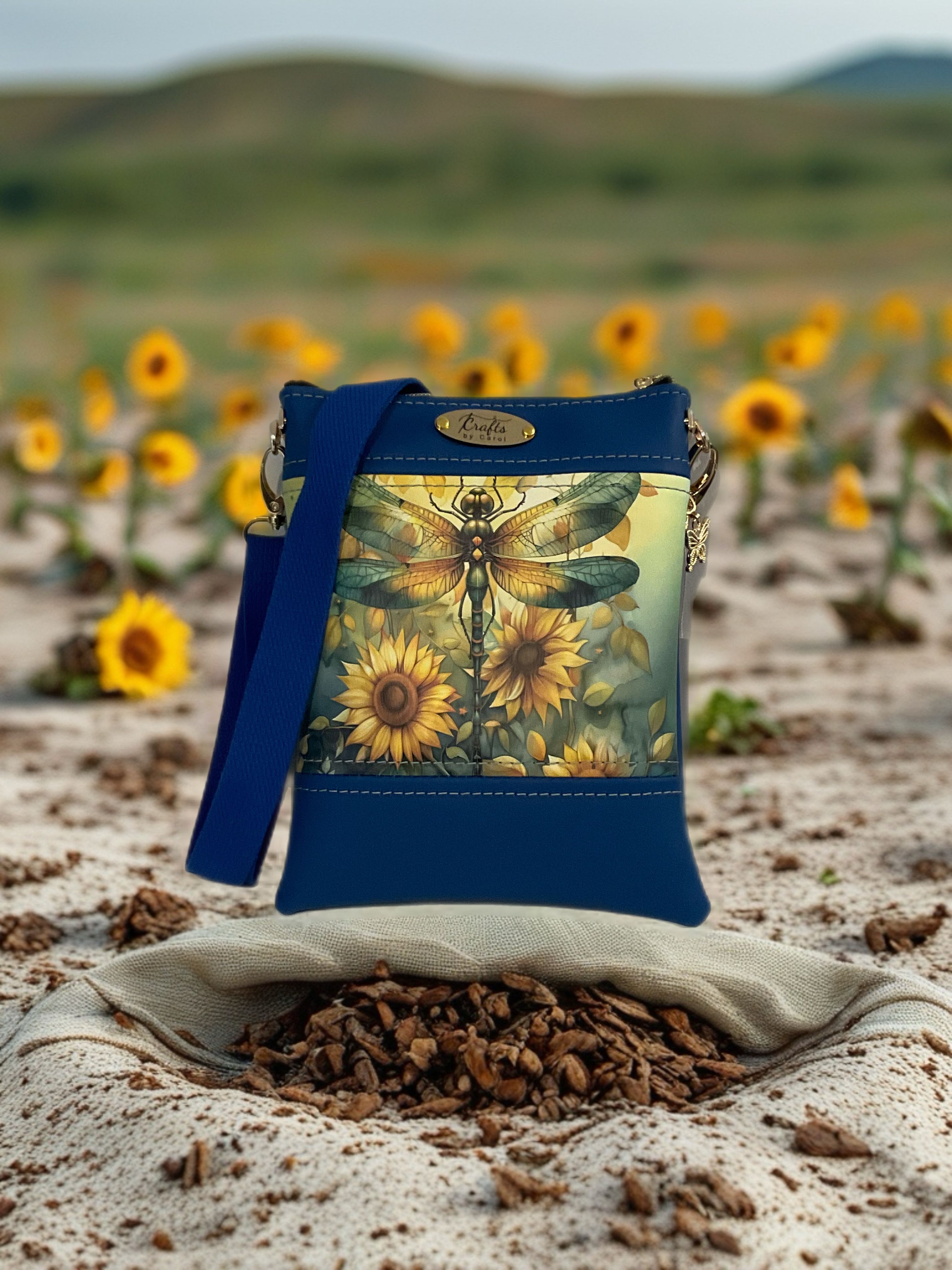 Small bag, dragonfly print 