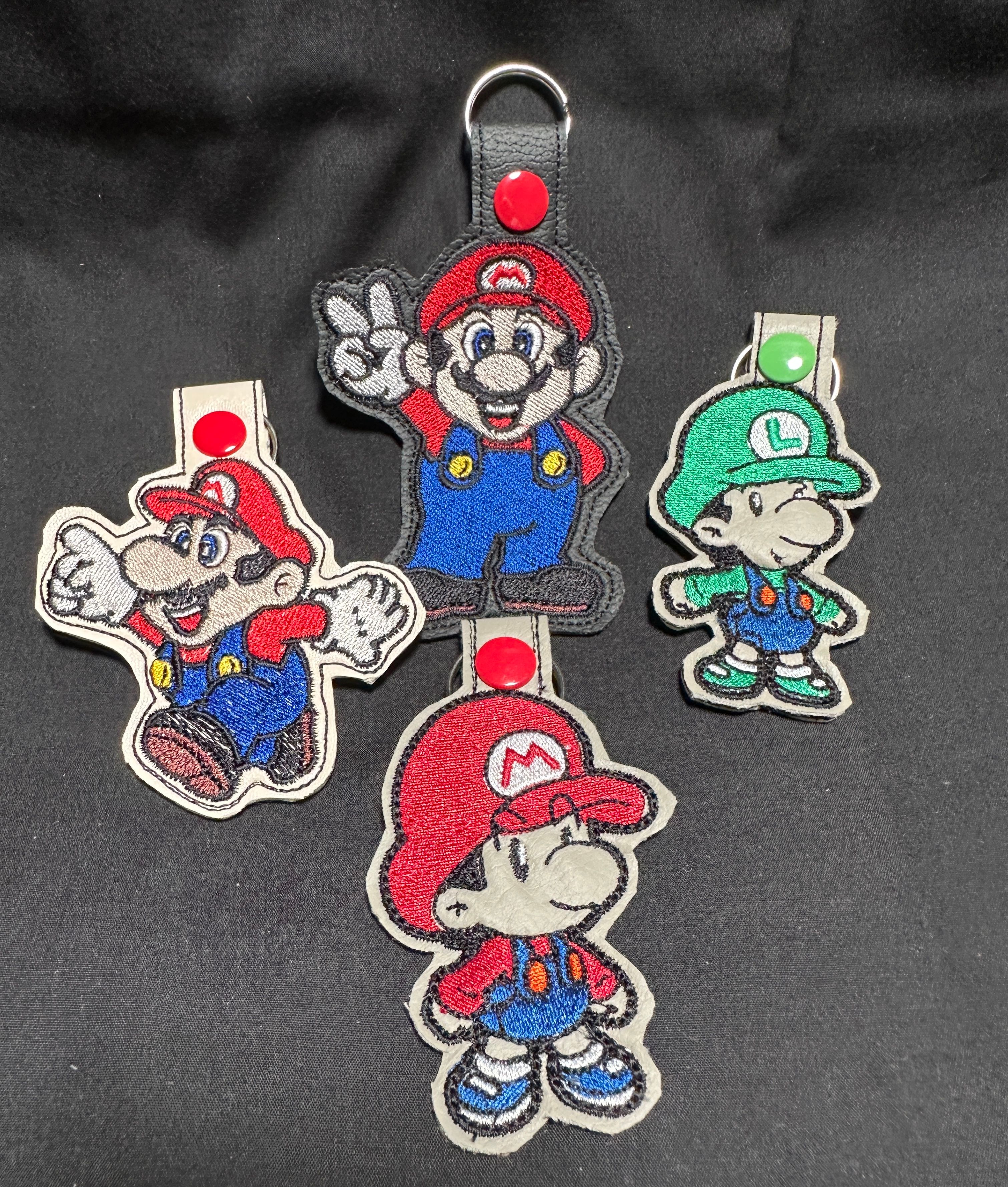 Mario Bros. fobs: Mario, Baby Mario, Baby Luigi