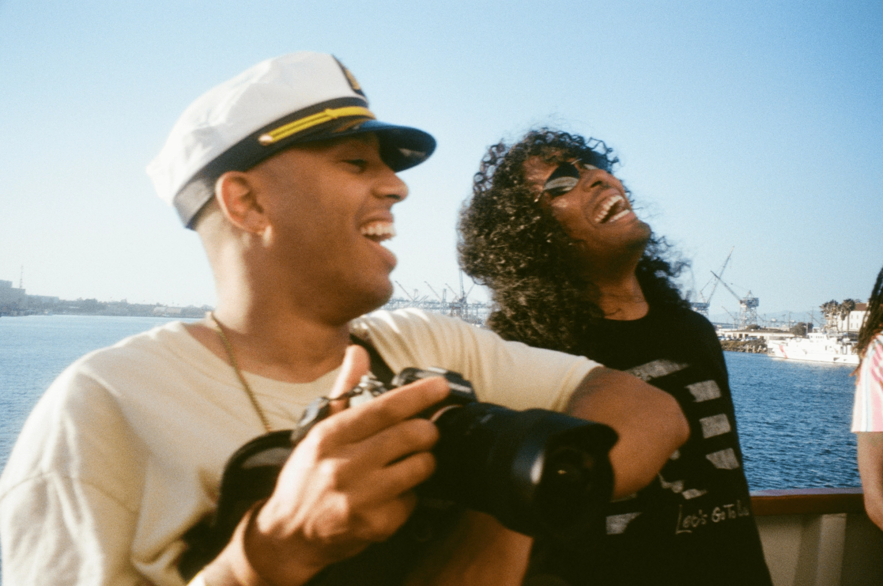 This candid photo of Ty and his brother was used to make the album cover. Photo by @hebontheweb