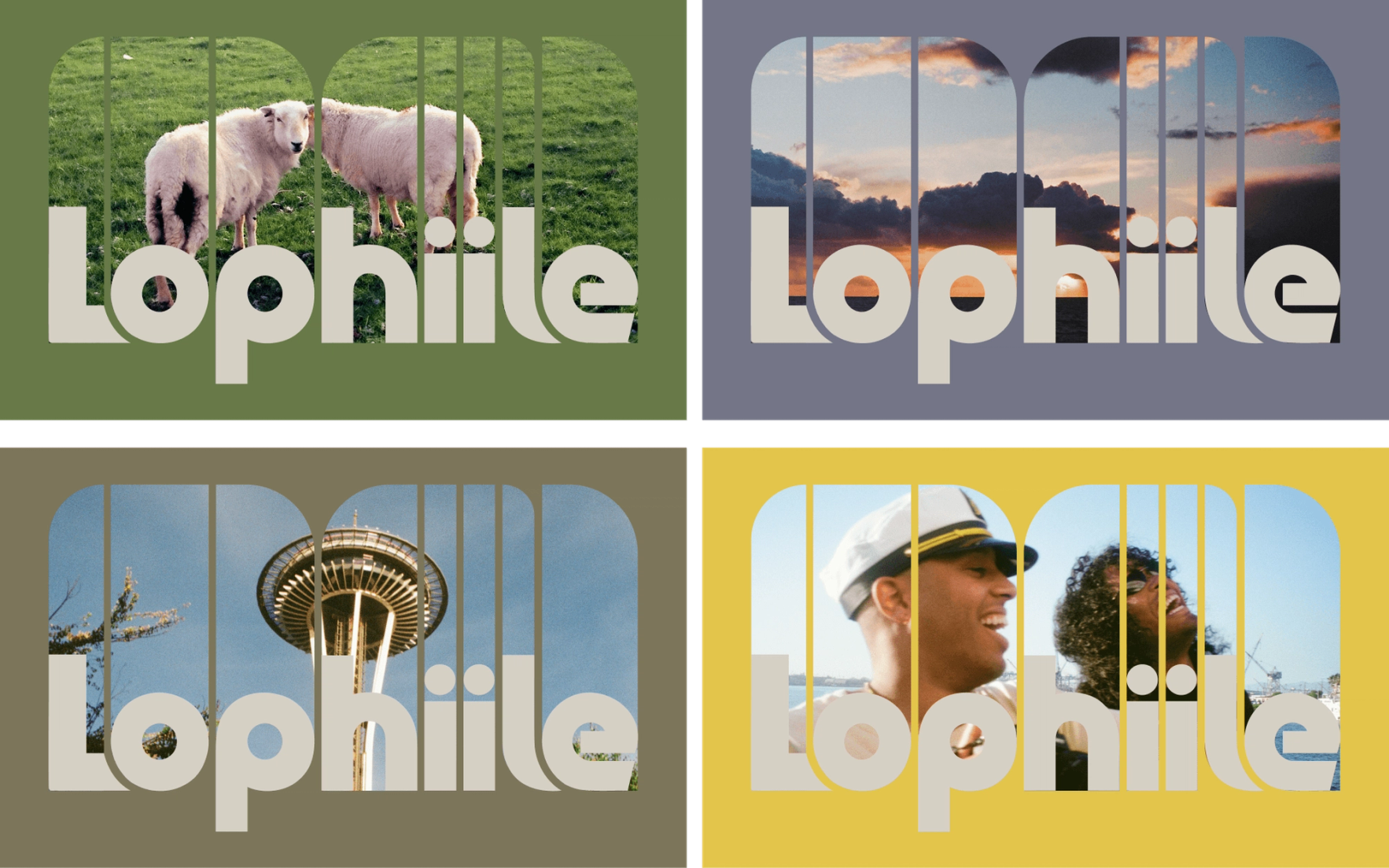 Photo treatments with the new logo