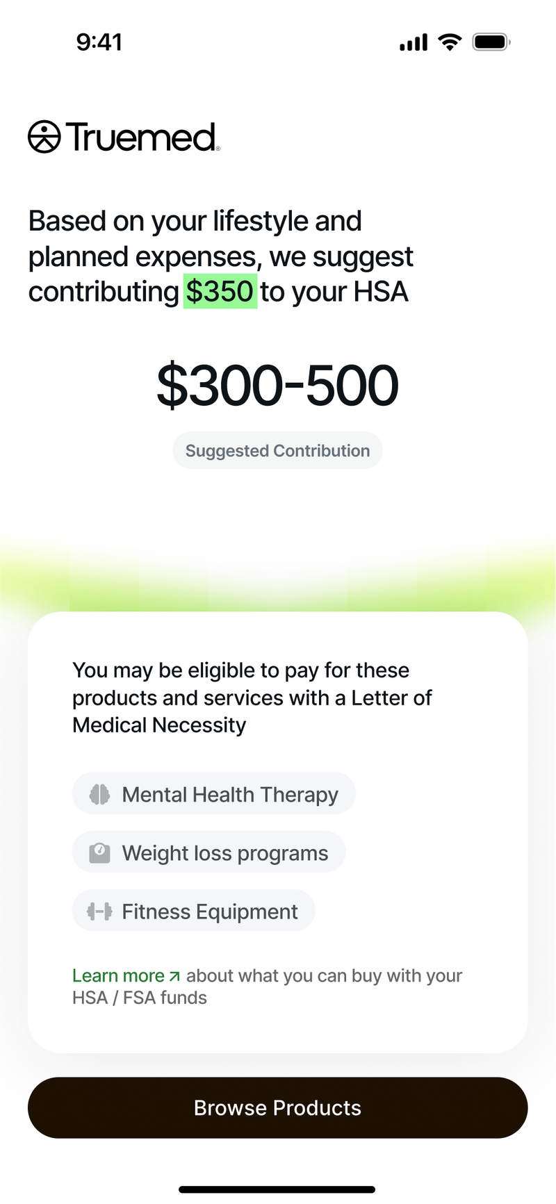 Image or video content for Truemed