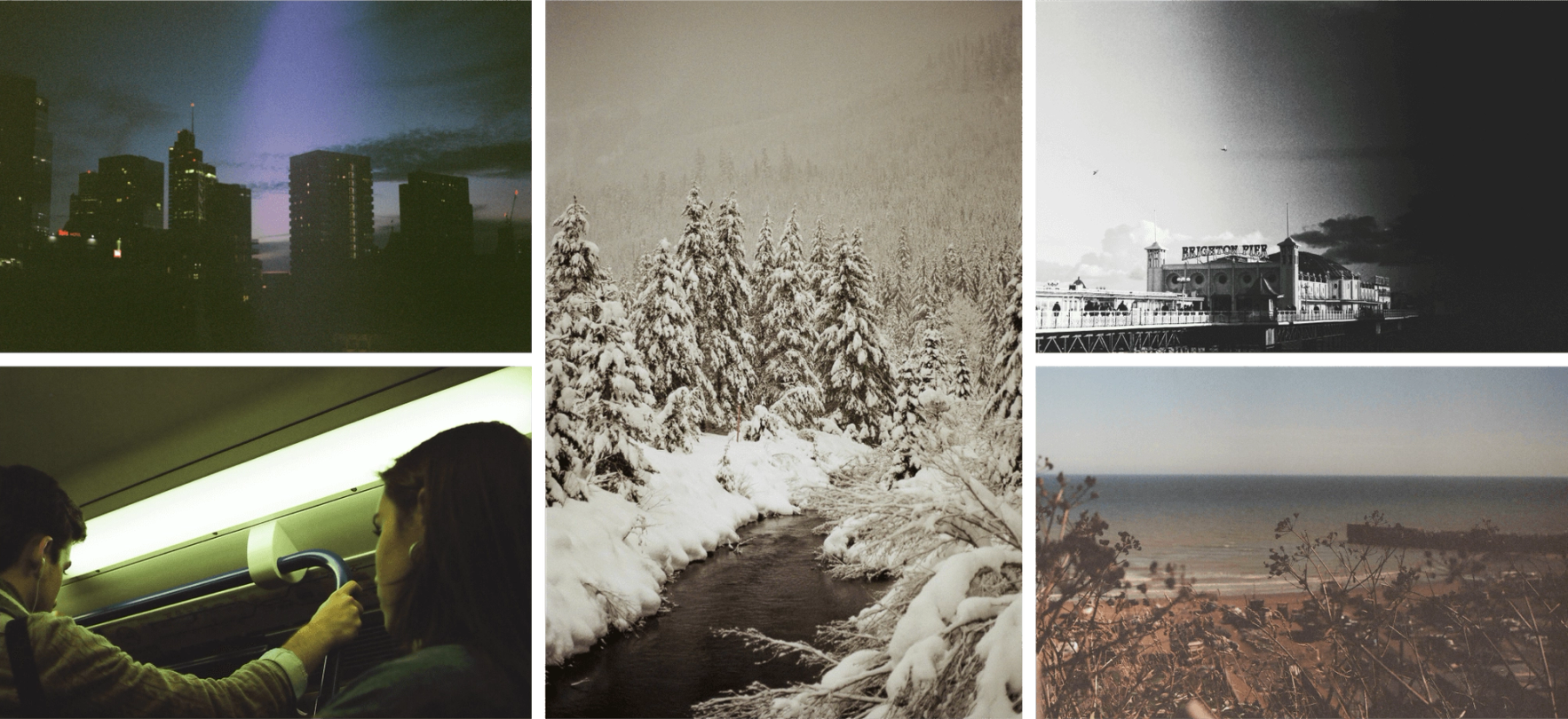 Film photos that inspired the album design