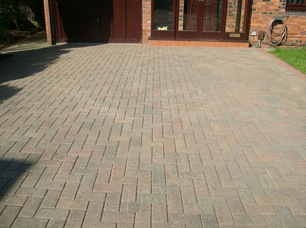 Block paving, after