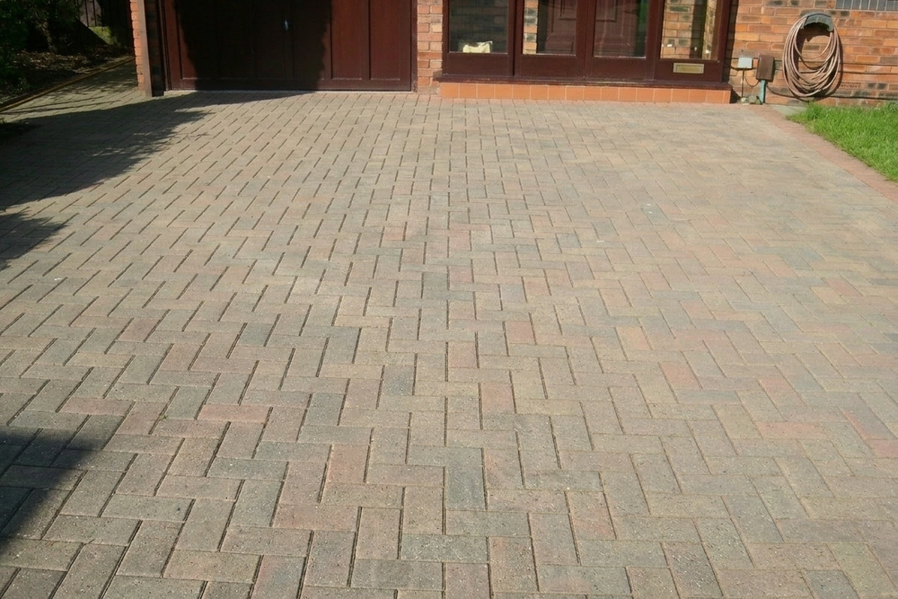 Block paving, after
