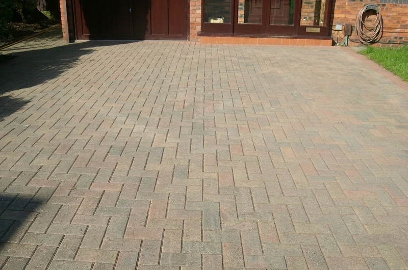 Block paving, after