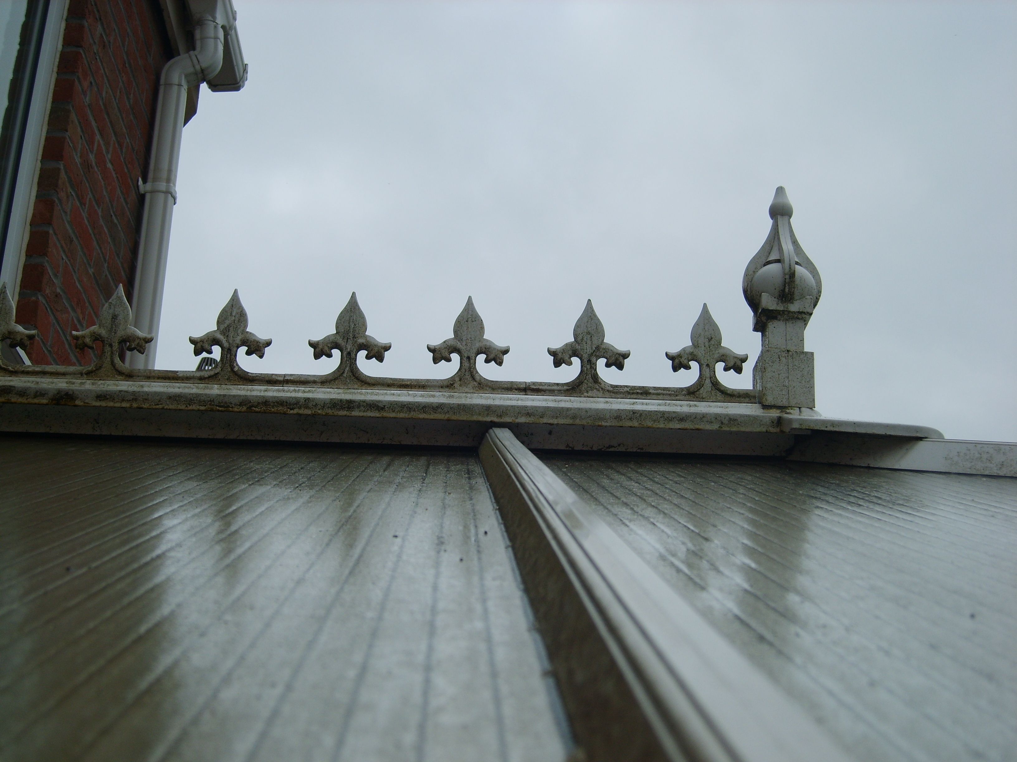 Conservatory roof, before