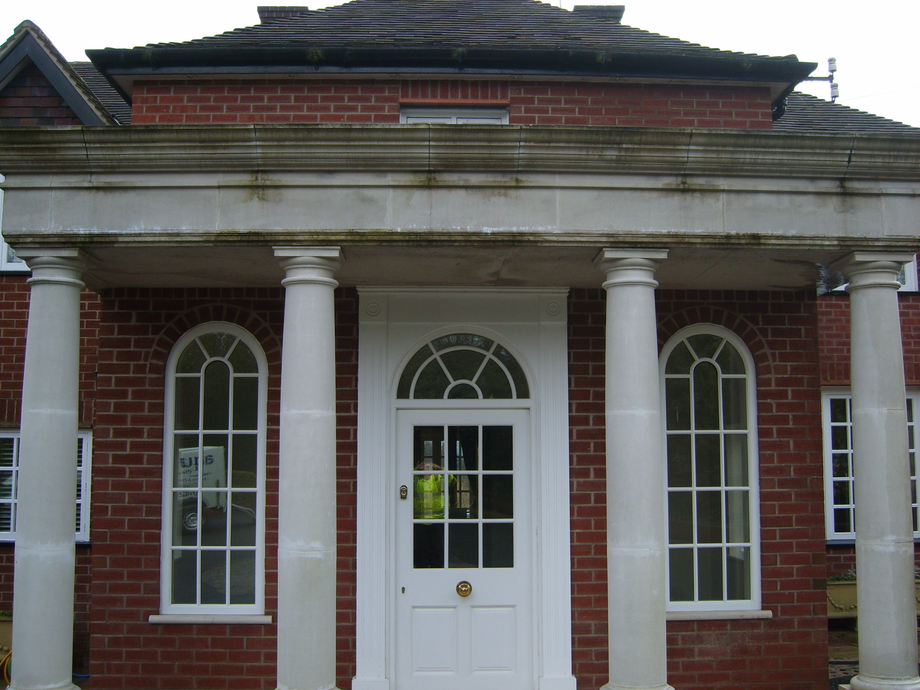 House facade, before