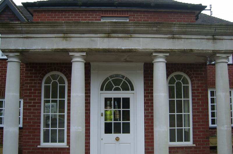 House facade, before