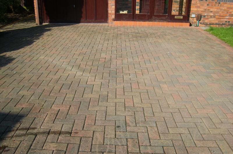 Block paving, before