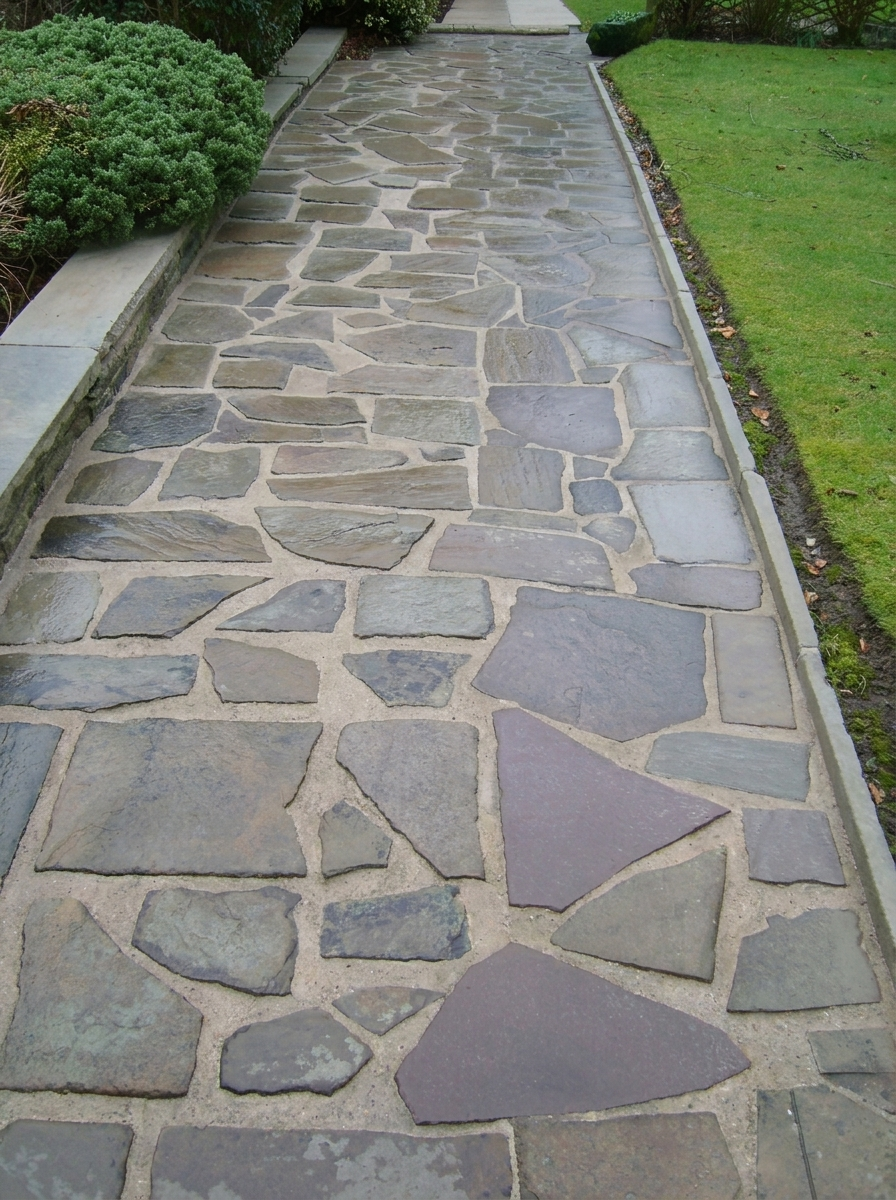 Flagged path, after