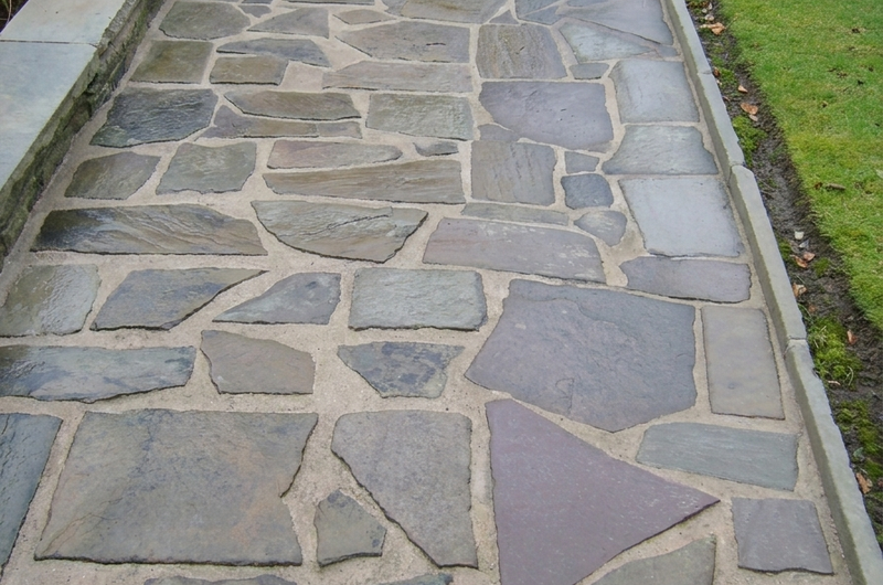 Flagged path, after