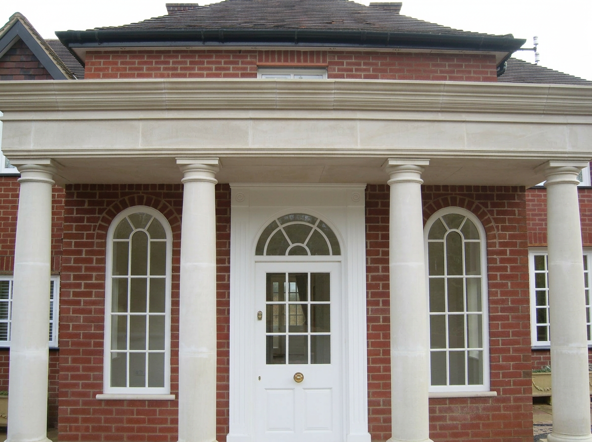 House facade, after