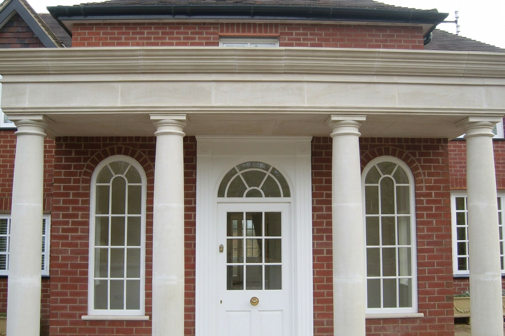 House facade, after