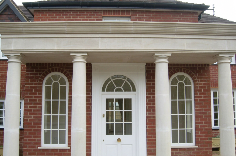 House facade, after