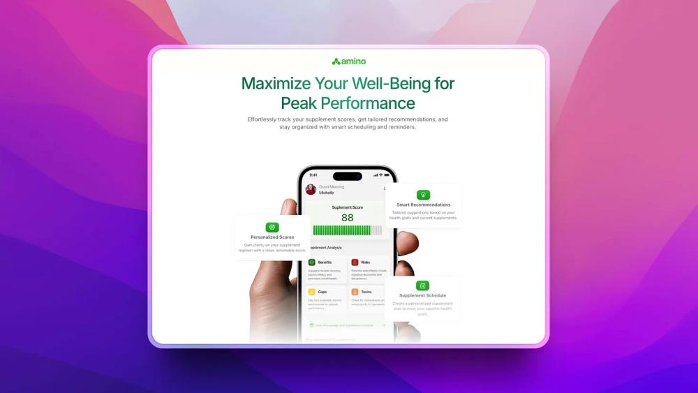 image of Amino: Supplement Scanner