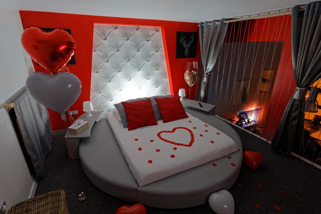 Chambre Lit Rond - Suite Romance - Romance SPA Le Havre