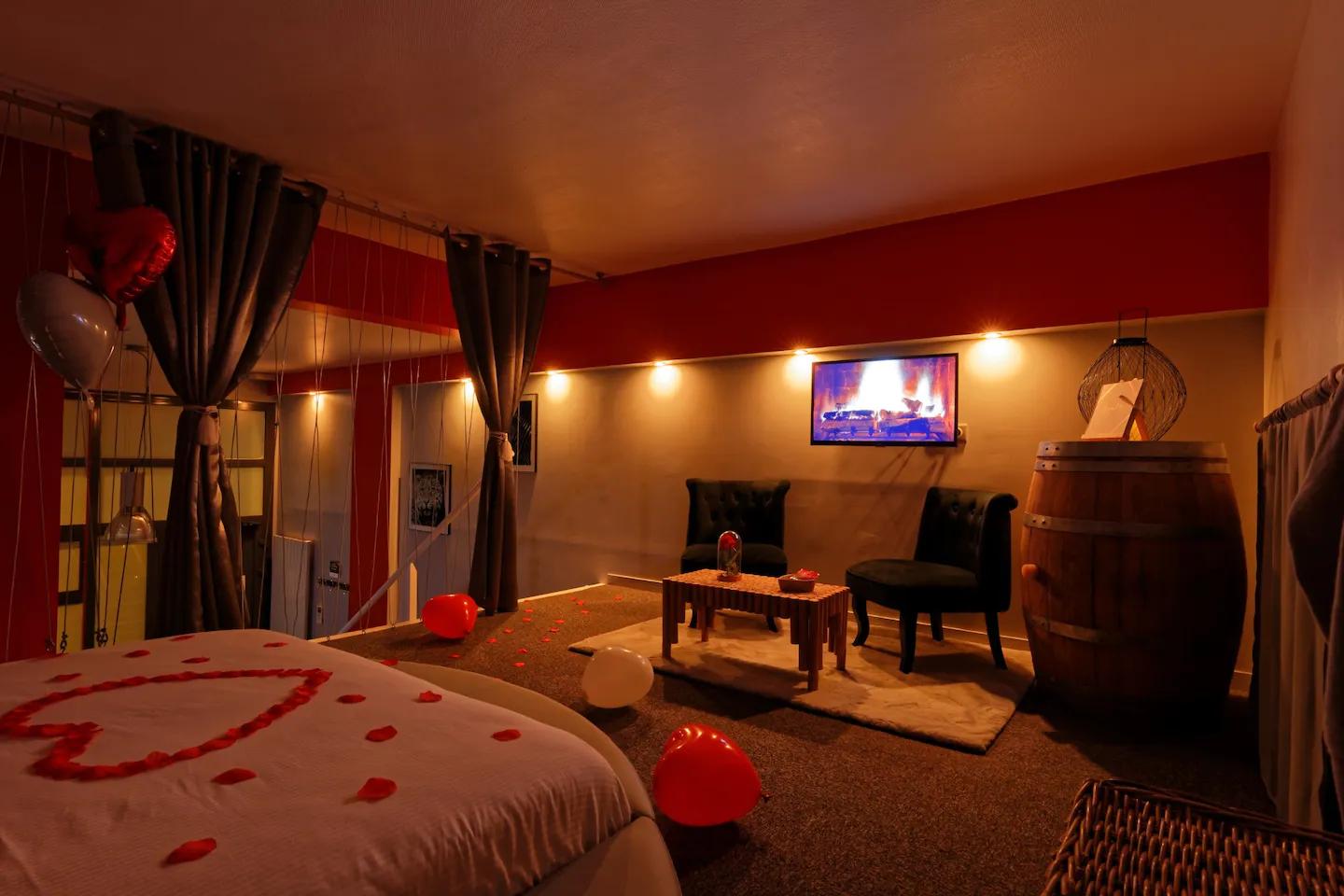 Chambre Mezzanine - Suite Romance - Romance SPA Le Havre