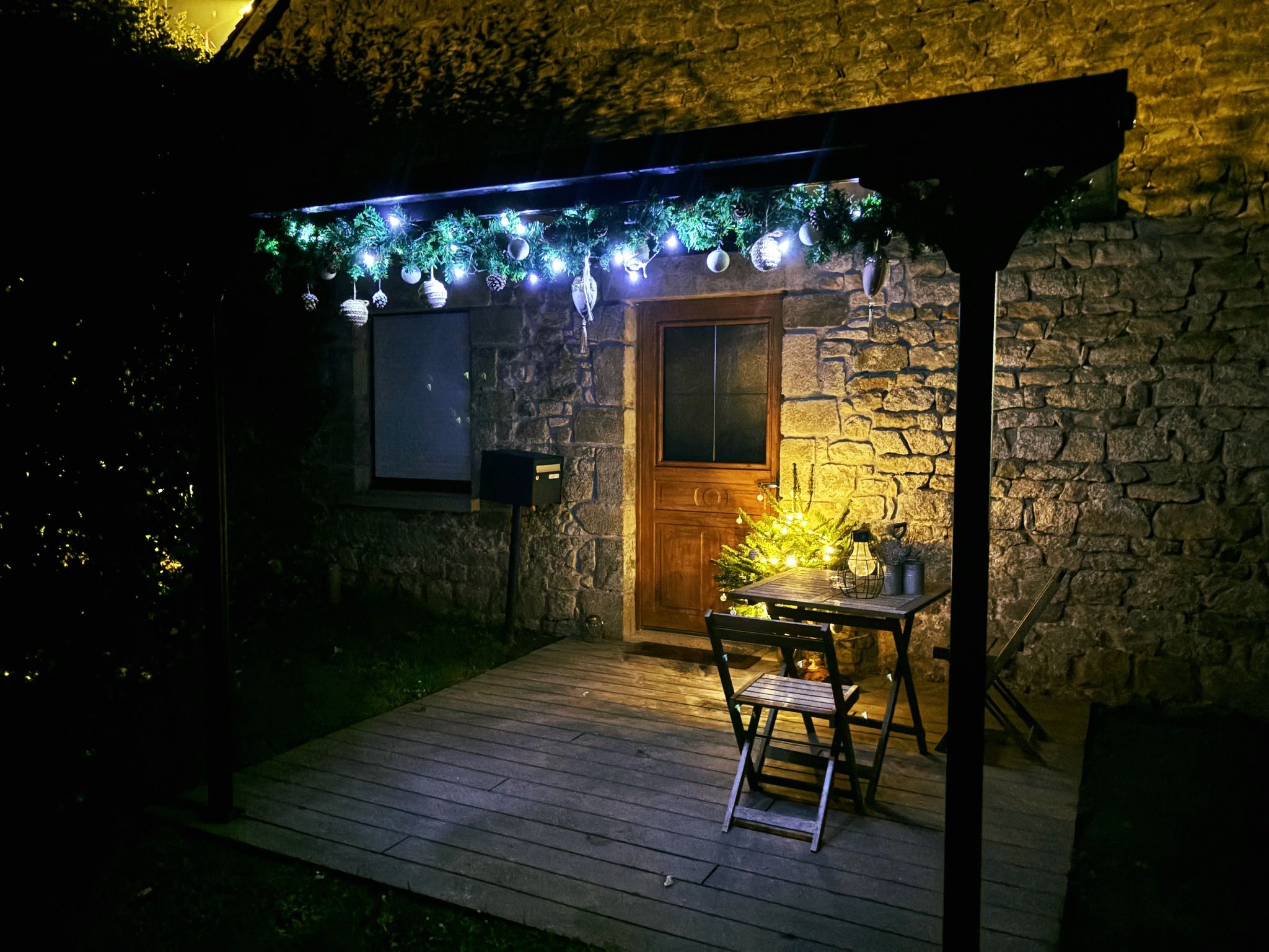 Terrasse extérieure & jardin - La Grange Épicurienne