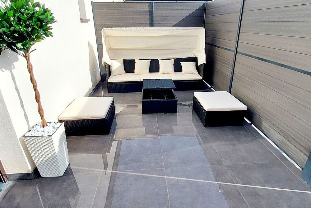 Espace extérieur - Terrasse - La Suite Aphrodite - L'Olympe des Sens