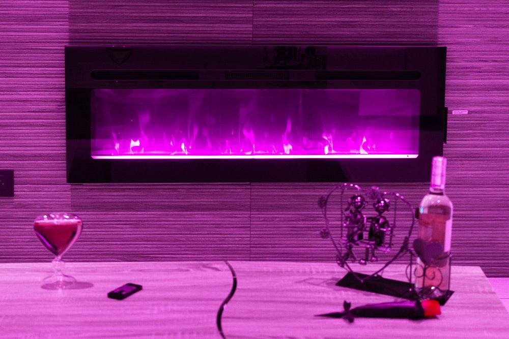 Cheminée - La Suite Héra - L'Olympe des Sens