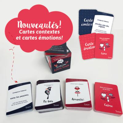 Nouvelles Cartes Contexte et Émotions  - Jeu Totem Édition Couple